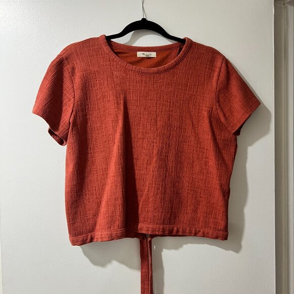 📌 Madewell Verse Tie-Back Top in Rosewood Pink 🌸 - Picture 7 of 10